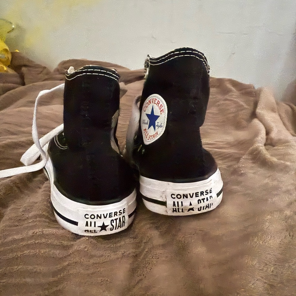 Converse Black and White High-Tops